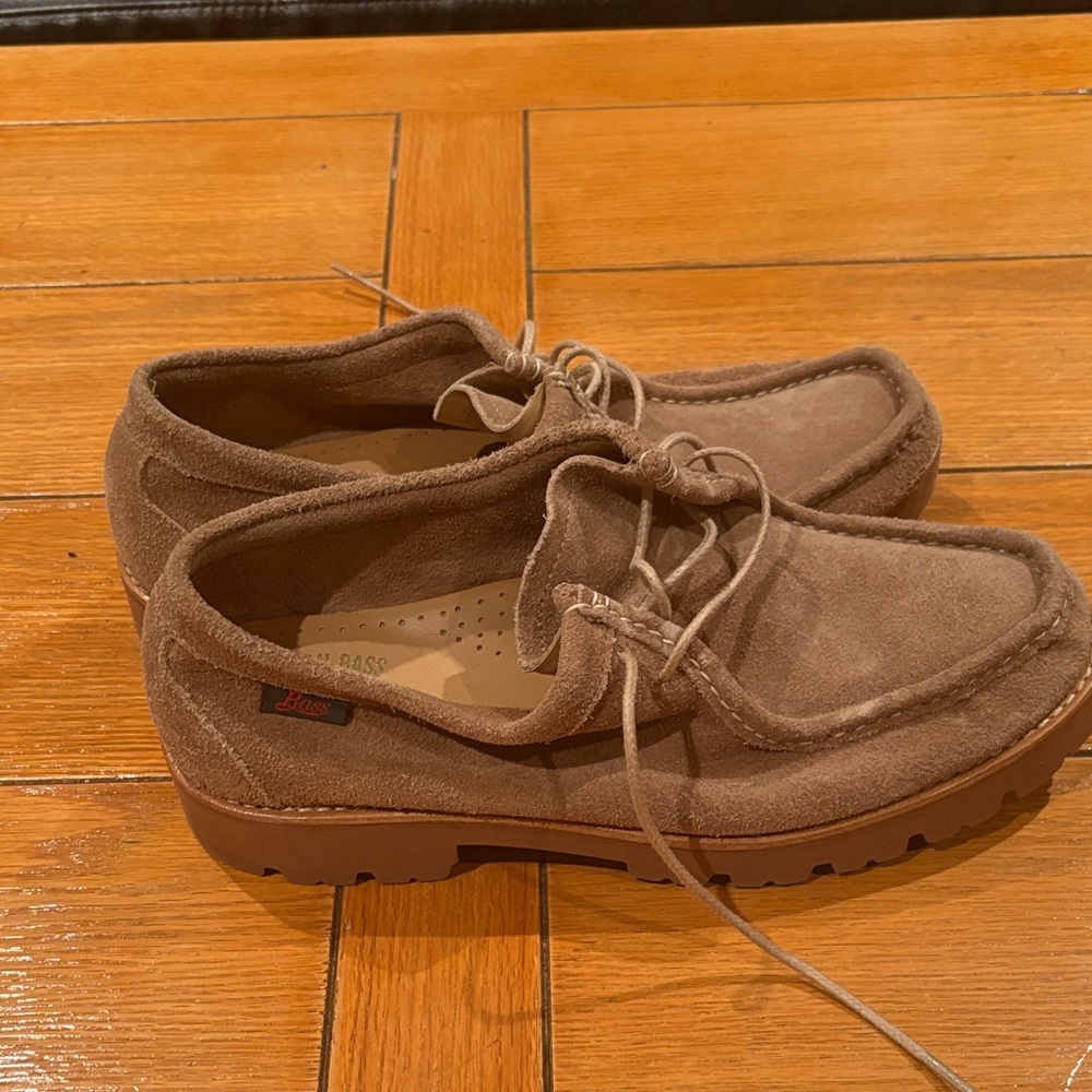 G.H. Bass & Co. Tan Suede Loafers